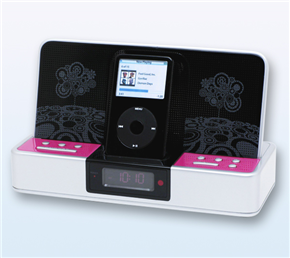 iPod基座闹钟收音机 塑胶手板